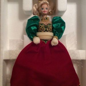 Holiday jewel porcelain Barbie